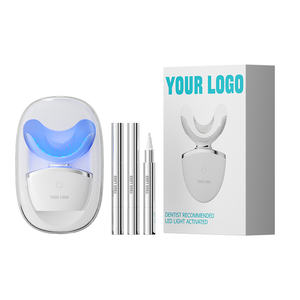Kit Sbiancante per Denti con Luce LED, Dispositivo Sbiancante Domestico, Custodia con Ricarica Wireless, Impermeabile IPX7, Kit Sbiancante per Denti Sicuro OEM - Product Image 1
