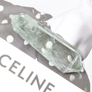 Nouvelle Arrivée Meilleur <span class=keywords><strong>Prix</strong></span> Quartz Vert En Gros Quartz Vert Double Point Tour Dt Cristal - Product Image 2