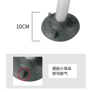 Chaise de douche longue en alliage d'aluminium, hauteur réglable, accoudoirs antidérapants pour personnes âgées et femmes enceintes, utilisation dans la baignoire - Product Image 3