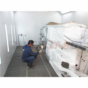 Cabina <span class=keywords><strong>de</strong></span> pulverización con lámpara infrarroja, cabina <span class=keywords><strong>de</strong></span> pintura automotriz en línea con estación <span class=keywords><strong>de</strong></span> preparación, estación <span class=keywords><strong>de</strong></span> trabajo múltiple para pintura <span class=keywords><strong>de</strong></span> coche - Product Image 5