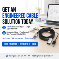 Cable de Extensión LUNGKAY 3.0 con Chip E-marker, Conductor con Triple Blindaje, Macho a Hembra para Conexión de Dispositivos de Visualización