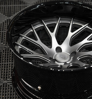Nouvelles jantes forgées sur mesure de 18 à 24 pouces en alliage d'aluminium argenté brillant, ET 25 mm, pour voitures particulières