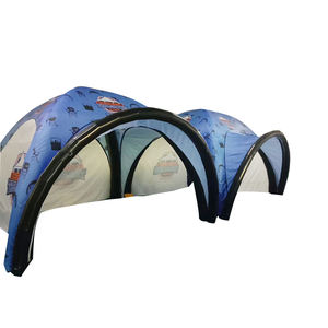 6x6 m campeggio all'aperto ermetico cupola tenda pubblicità evento gonfiabile X forma di esposizione gonfiabile turistico tende ragno - Product Image 5