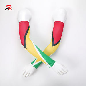 Guantes <span class=keywords><strong>de</strong></span> protección solar para deportes al aire libre con bandera personalizada, Mangas <span class=keywords><strong>de</strong></span> seda helada, fútbol italiano y argentino - Product Image 2