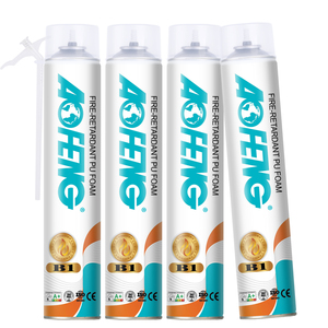 Chống cháy PU bọt polyurethane phun cách ly dính cho cửa sổ gắn cửa xây dựng mở rộng bọt - Product Image 1