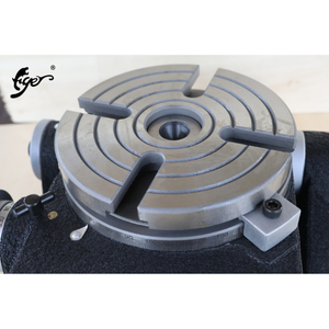 Mesa Rotatoria Manual Inclinable Tiger CNC de Alta Precisión, 4º Eje, Mesa de Trabajo Rotatoria Indexable para Centro de Mecanizado CNC, Directo de Fábrica - Product Image 3