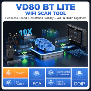 VDIAGTOOL VD80 BT LITEカー診断ツールワイヤレス8インチ<span class=keywords><strong>OBD2</strong></span>スキャナー28 + <span class=keywords><strong>ECU</strong></span>コーディング双方向CANFD DOIP FCAをリセット - Product Image 6