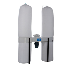 High Power Vertical Double Barrel Bag Vacuum Cleaner Dedicated to Woodworking <b>Engraving</b> <b>Machines</b> and Push Table Saws Woodworking - Product Image 2