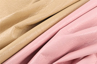 Cuir synthétique écologique Tissu en cuir synthétique décoratif 5% métallisé 50% coton 45% cuir PU pour vêtements