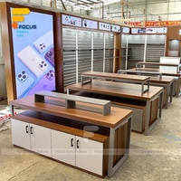 Comptoir de Magasin Design pour Présenter des Téléphones Mobiles, Vitrine en Verre pour Magasin de Téléphonie Mobile, Présentoirs et Étagères de Présentation