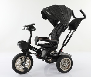 Poussette pour bébé en acier Lanying X7, tricycle pour enfants, véhicule jouet, prix de gros directement de l'usine - Product Image 1