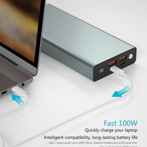 Batterie externe M-Queen 30000 mAh, charge rapide PD 100W, chargeur portable, batterie externe pour ordinateur portable - Product Image 3