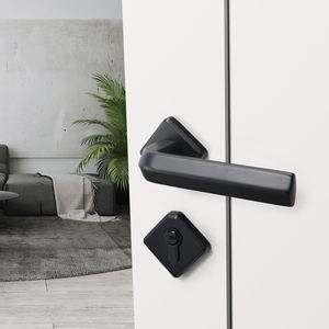 Yonmia 8147R60 Design noir intérieur <span class=keywords><strong>de</strong></span> la maison poignées <span class=keywords><strong>de</strong></span> <span class=keywords><strong>porte</strong></span> levier carré salle <span class=keywords><strong>de</strong></span> bains toilettes <span class=keywords><strong>poignée</strong></span> <span class=keywords><strong>de</strong></span> <span class=keywords><strong>porte</strong></span> en bois serrure <span class=keywords><strong>sur</strong></span> Rosettes Style - Product Image 5
