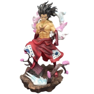 Figurine d'action <span class=keywords><strong>Luffy</strong></span> style Wano Country, forme des Quatre Serpents, statue de collection en PVC pour revendeurs transfrontaliers et commandes en gros - Product Image 1