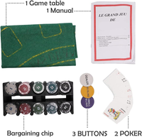 Vente en gros Texas Hold'em Poker Baccarat Blackjack Set 200 Jetons en plastique numérotés Code du revendeur Boîte en fer-Joueurs du public cible