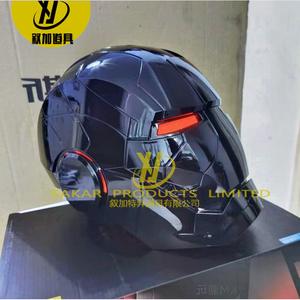 קסדת איירון מן אלקטרונית מקורית מסדרת קוספליי MK5 עם שלט רחוק קולי ותפעול מגע - Product Image 2