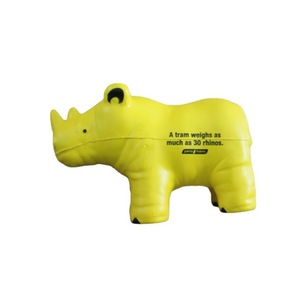 PU <b>Foam</b> Rhino Stress Relief Toy Animal Shape Molding <b>Craft</b> Decor - Product Image 1