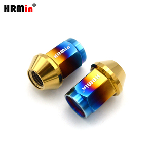 HRMin Gr5 Ti-6Al-4V en titane siège conique à 60 degrés 19écrous <span class=keywords><strong>de</strong></span> <span class=keywords><strong>roue</strong></span> hexagonaux écrous <span class=keywords><strong>de</strong></span> <span class=keywords><strong>roue</strong></span> en titane M12 * 1.5*35mm ForToyotoMazda <span class=keywords><strong>Honda</strong></span> - Product Image 4