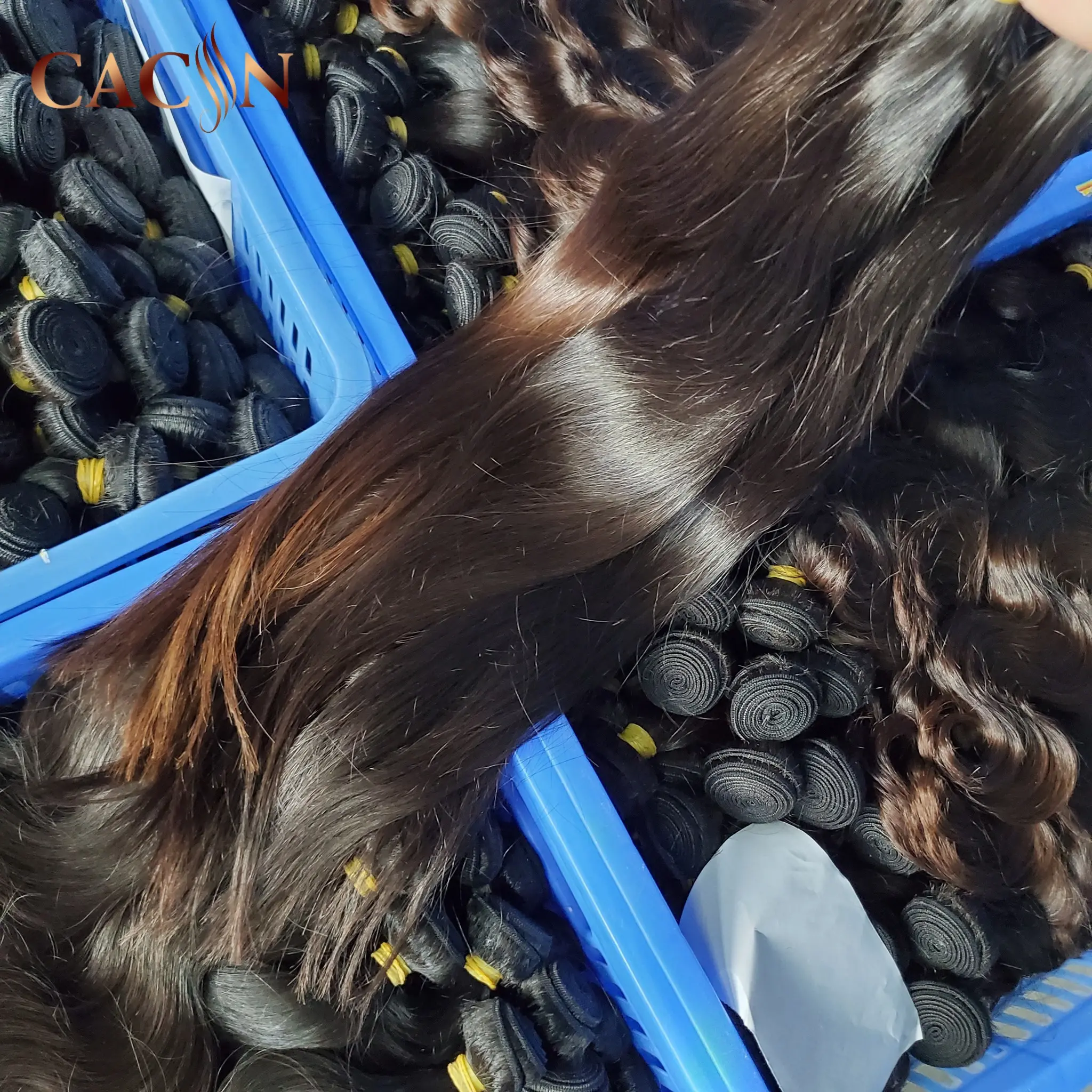 نسيج شعر مموج إيطالي للبيع بالجملة في دبي ومستلزمات تجميل ، شعر بشري برازيلي للبيع بالجملة