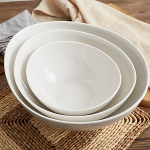 Customized <b>Large</b> Sustainable Porcelain Bone China Noodle Soup <b>Bowl</b> Europe Style Design for Hotels and Daily Use Eco-Friendly - Product Image 3