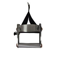 Poignée de traction réglable en alliage d'aluminium pour machine à câble, accessoire de gym pour triceps et lat pulldown, meilleure vente, directement de l'usine