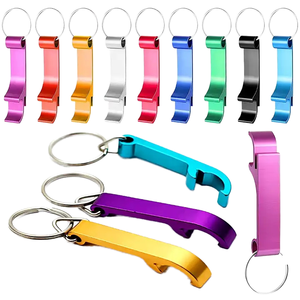 Bán buôn tùy chỉnh in logo Hợp kim nhôm <span class=keywords><strong>Keychain</strong></span> mở chai cho rượu vang & bia tính năng thiết kế độc đáo và độ bền - Product Image 5