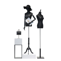 Mannequins demi-corps en plastique bon marché pour présentation de vêtements : Mannequin garçon, Mannequin fille