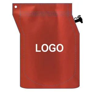 Eco Friendly Compostable Biodegradable Custom LOGO Printed Kraft Paper Hot Cold Coffee Brewing Brew Filter Bags With Spout