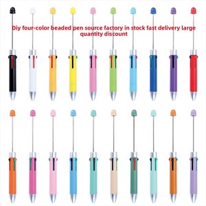 4-in-1 için çok DIY boncuklu tükenmez kalemler DIY Charms için sevimli <span class=keywords><strong>Metal</strong></span> boncuk hediye yedekler boşlukları - Product Image 2