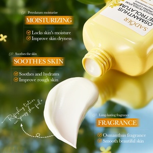 Burro Corpo Nutriente all'Osmanto SADOER OEM all'Ingrosso, Lozione Corpo Profumata Idratante e Sbiancante per Donne - Product Image 4