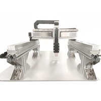 Modul Linear Tiga Sumbu XYZ Kustom, Robot Gantry Rangka Aluminium, Motor Kecepatan Tinggi, Bantalan, Platform Otomatisasi Pick and Place