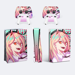 Vinilo adhesivo para consola y control de PS5 con diseño de anime para jugadores de videojuegos - Product Image 2