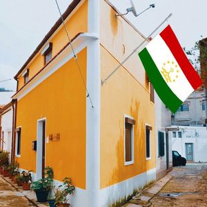 ธงชาติทาจิกิสถาน ขนาด 3x5 ฟุต ทำจากโพลีเอสเตอร์ พร้อมห่วงทองเหลืองสองวง ชั้นเดียว สำหรับแขวนตกแต่งภายนอกและภายใน - Product Image 5