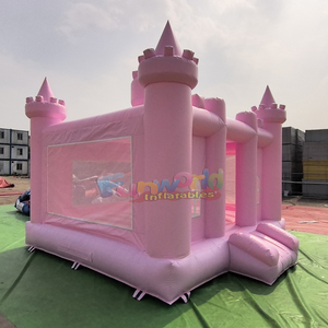 Outdoor party kids jumping wedding bouncer commercial bounce house inflatable royal pink castle - Product Image 4