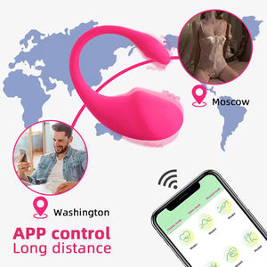 Silicone femminile per adulti vibratore per giocattoli sessuali App stimolatore di controllo remoto biancheria intima da indossare Didol vibratore per le donne - Product Image 4