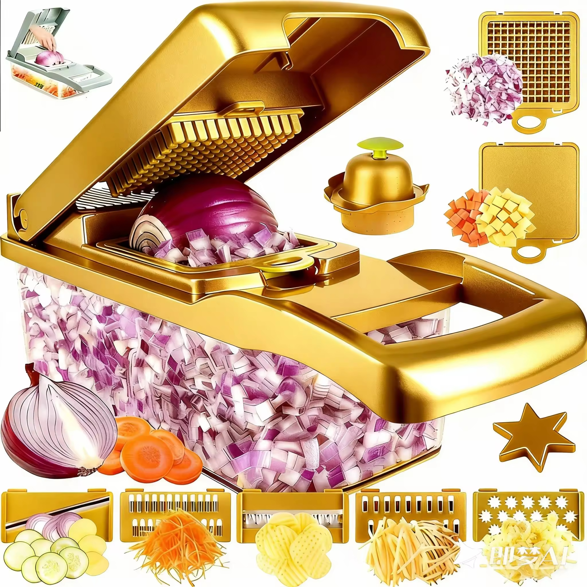 ชุด 14 ชิ้น สีเขียว+ขาว