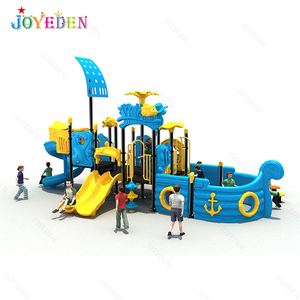 Atractivo juego de plástico para jardín de infantes, toboganes de Barco Pirata para niños, <span class=keywords><strong>parque</strong></span> de juegos de plástico para exteriores para <span class=keywords><strong>Parque</strong></span> de Atracciones - Product Image 2