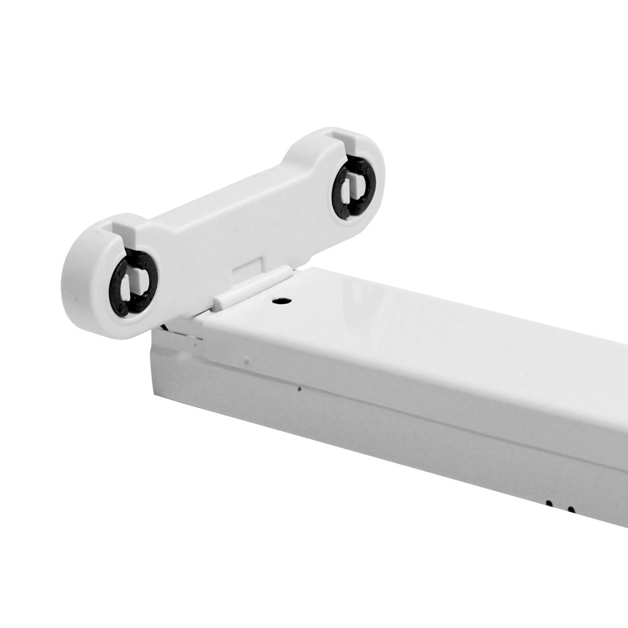 WEGALEDS 4ft Surface Mounted T8 LED Tube Light Fixture - Double Tube with Cover | Complete Buyer