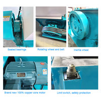 Broyeur de bouteilles PET 15 kW, broyeur de film plastique, machine de recyclage des déchets plastiques
