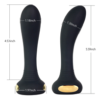 Odeco Black Big Anal Plug, jouets sexuels pour adultes, plug anal en silicone pour homme et femme, jouets sexuels anaux