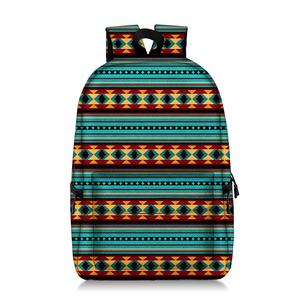 Western Style <strong>Aztec</strong> Cow Head School <strong>Backpack</strong> - Product Image 3