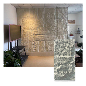 Bán hàng nóng bên ngoài nhân tạo <span class=keywords><strong>PU</strong></span> đá tường Bảng điều khiển Faux đá tường Bảng điều khiển - Product Image 1