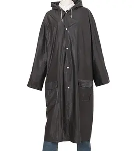 Light Weight PVC/PVC 0.15mm Industrial And Durable Long Raincoat