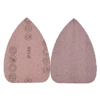 Papier abrasif en grille 98*140*140MM en forme de souris pour le ponçage du métal, papier abrasif en grille anti-poussière et collecteur de poussière