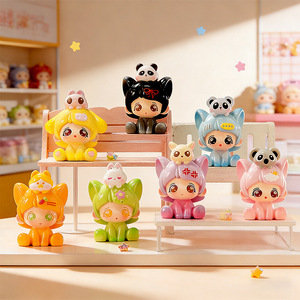 Figuras Coleccionables M439 Naughty Lazy Baby en Caja Sorpresa, 6 Piezas por Caja, Resinas Sintéticas, Juguetes para Jóvenes, Adornos de Escritorio - Product Image 1
