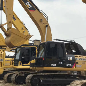 Excavadora de cadenas Caterpillar 323D2L usada en venta, duradera y eficiente, capacidad de 23 toneladas, bomba hidráulica, engranaje, potencia de 230KW, América - Product Image 1