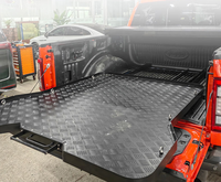 Plateau coulissant universel en alliage d'aluminium pour benne de camion F150 Hilux Dodge Ram pour 1500-Sports/Luxury Style, installation facile