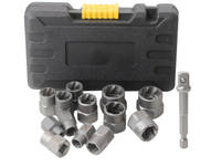 Kit d'outils de réparation automobile en acier pour démontage d'écrous, de boulons et de vis, avec clé à douille de protection automobile, outils de machine en boîte