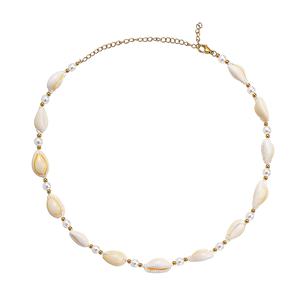 MW 新しいユニセックススポーティシェルスターフィッシュパールビーズネックレスチェーンデザインファッション個性オールマッチビーチホリデースタイル - Product Image 3