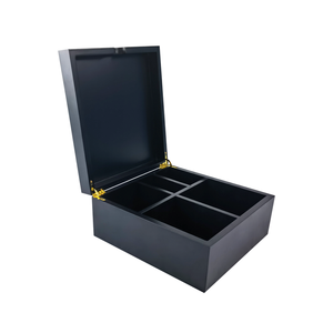 Advanced Custom Piano Baking Varnish Matte Wooden Packing Box Bright Lacquer Tea Coffee Storage Box Wood Gifts Boxes